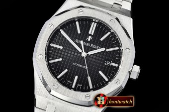 Audemars Piguet Royal Oak 15400 SS/SS Black JF V5 MY9015 Mod 3120