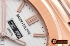 Patek Philippe Nautilus GMT MoonPhase RG/RG White Asia 23J Calen