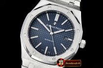 Audemars Piguet Royal Oak 15400 SS/SS Blue JF V4 MY9015 Mod 3120