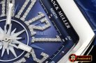 Franck Muller Vanguard Mens V45 SS/LE/RU Blue Diams ABF A2824