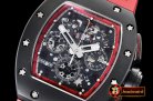 Richard Mille RM011 Felipe Massa CER/PVD/VRU Red Skele KVF A7750 Mod