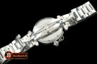 CAR0314D - Pasha Ladies SS/SS White Swiss Ronde Quartz