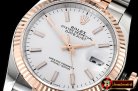 Rolex DateJust 36mm Jub Flt 904L RG/SS Wht/Stk GMF A2836