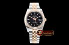 Rolex Datejust Man DJ 36mm Jul Flt 904L RG/SS Blk/Stk ARF A3135 Mod
