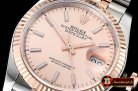 Rolex DateJust 36mm Jub Flt 904L RG/SS Rose/Stk GMF A2836