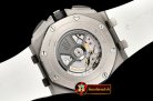 Audemars Piguet RO Offshore Novelty Cer SS/RU White/Black JF A7750 Mod