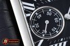 Replica Cartier Tank MC 1904 SS/LE Black JF Asia 23J
