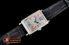 Franck Muller Long Island 952QZ DIAM/SS/LE (Blk) Color GF Swiss Qtz
