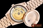 Rolex Daydate DD40 228206 Diam RG/RG Wrap Brown Diam BP Swiss 28