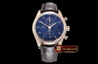 IWC Portugieser Chronograph Classic RG/LE Blue YLF A7750