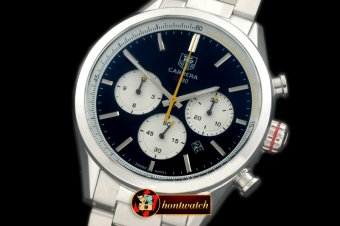 TAG0260C - Carrera CH 80Anni Chrono SS/SS Black/Ylw Jap OS20