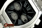 Replica Cartier XXL Roadster Chrono SS/SS Black 7753