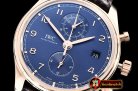 IWC Portugieser Chronograph Classic RG/LE Blue YLF A7750