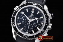 OMG0457E - Planet Ocean Chrono SS/RU Black JHF A-7750