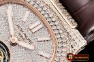 PP0278B - Nautilus Jumbo 5711 Tourbillon Diams RG/LE Tourbillon