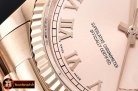 Rolex Daydate 36mm Flt RG/RG Rose Gold Roman BP Swiss 2836