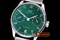 IWC0331C - Portugese 5007 SS/ME YLF Green SS A-52010