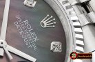 Rolex Datejust Man DJ 36mm Jub Flt SS/SS Black MOP Diams BP A313