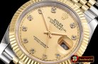 Rolex DateJust 36mm Jub Flt YG/SS Gold/Diams BP A2813