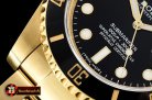 Rolex Submariner 116618LN YG/YG Black KSF Asia 2836
