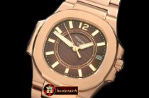PP0178B - Nautilus 7010 Midsize 32mm Full RG Brown - Swiss Qtz