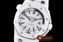 Audemars Piguet Royal Oak Diver 15707CE CER/RU White JF V2 MY9015 Mod