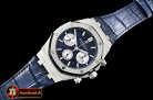Audemars Piguet Royal Oak Chronograph 26320ST SS/LE Blue/Wht JHF A7750