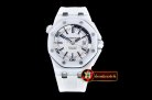 Audemars Piguet Royal Oak Diver 15707 Wht CER/RU White BP SP MY9015 Mod