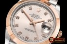 Rolex Datejust II 41mm Jub Smt RG/SS Grey Diam BP Swiss 2836
