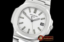Patek Philippe Nautilus Ref.5711 SS/SS White/Stk MKF V5 MY9015 Mod