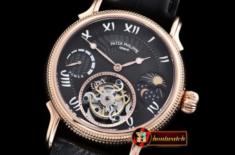 Patek Philippe Complications MoonPhase Day/Ngt PR RG/LE Black -