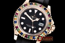 Rolex YachtMaster 40 116695SATS RG/RU Black Noob Asia 2836