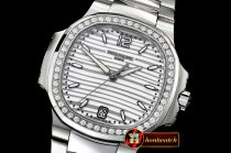 Patek Philippe Nautilus 33mm Diam SS/SS White PF Miyota 9015
