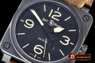 BELL & ROSS BR03-92 PVD/LE Blk/Yellow Miyota 9015
