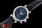 IWC Da Vinci Chronograph Laureus Ed SS/LE Blue ZF A7750