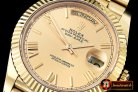 RDD0196D - DayDate 228206 YG/YG Gold Roman BP Swiss 2836