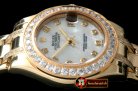 ROLMP023B - Diam Bez RG MOP Wht/Diam Asian 2813