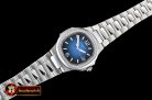 Patek Philippe Nautilus 7010 Ladies SS/SS Diams Blue - Swiss Qtz