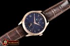Jaeger Le Coultre Master Ultra Thin Moonphase RG/LE Blue KMF MY9015 Mod