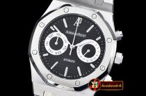 AP0380C - Royal Oak Calendar SS/SS Black VK Quartz
