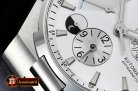 Vach. Constantine Overseas Dual Time Power Reserve SS/RU Wht TWA A1222
