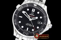 Omega Seamaster Diver 300m Co-Axial MC SS/SS Blk JHF A2836
