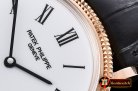 Patek Philippe Calatrava 5120J RG/LE White Roman Asia 21J Mod Ca