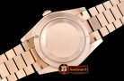 Rolex Daydate DD40 228206 Diam RG/RG Wrap Brown Diam BP Swiss 28