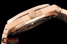 Audemars Piguet Royal Oak 15400 RG/RG Black JF V5 MY9015 Mod 3120