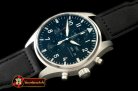IWC0280 - 3777 Pilot Chrono Black 7750