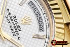 RDD0196C - DayDate 228206 YG/YG White Stick BP Swiss 2836