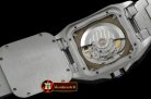 CAR0316B - Men Santos 100 SS/SS White Asian Eta 2824-2