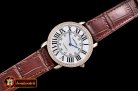Replica Cartier Ronde Louis Cartier No Date RG/LE Diams White As