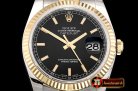 Rolex Datejust Man DJ 36mm Jub Flt 904L YG/SS Black ARF A3135 Mod